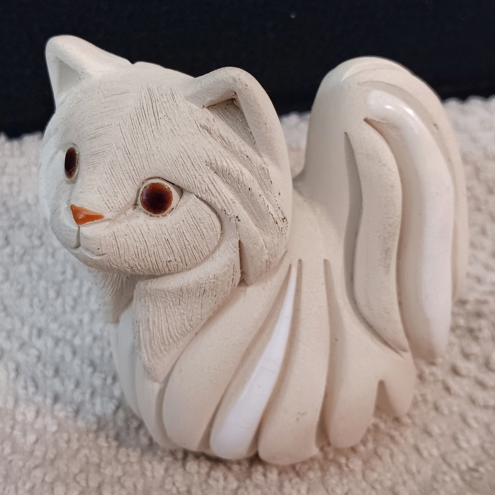 Rinconada USA Persian Cat Figurine – Handcrafted Ceramic Collectible - Picture 9 of 13